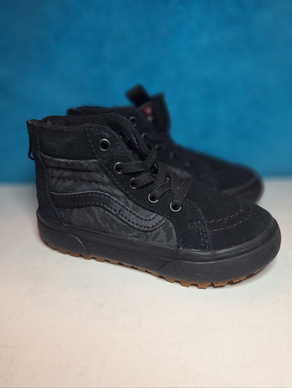 Vans Toddler SK8-Hi MTE Camo Mono Black, Toddler Vans Shoes, Toddler MTE